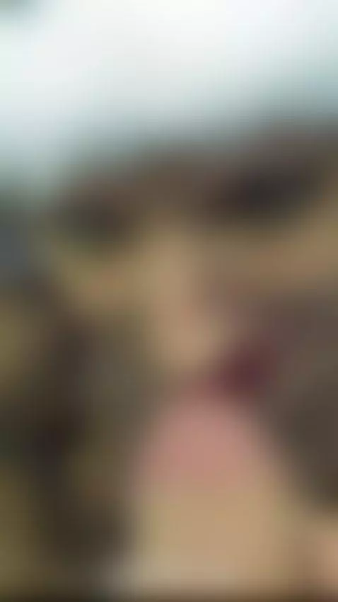 Vilja on her knees, panting 😏 I hold my dick right in her fa... by slutwifeclub