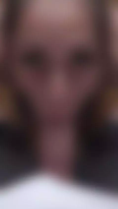 Candie Cross in fishnets & miniskirt drops to her knees, suc... by slutwifeclub