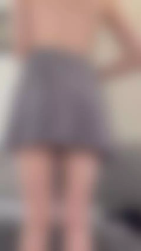 I'd like to know what's under that skirt without panties. by lina-wave