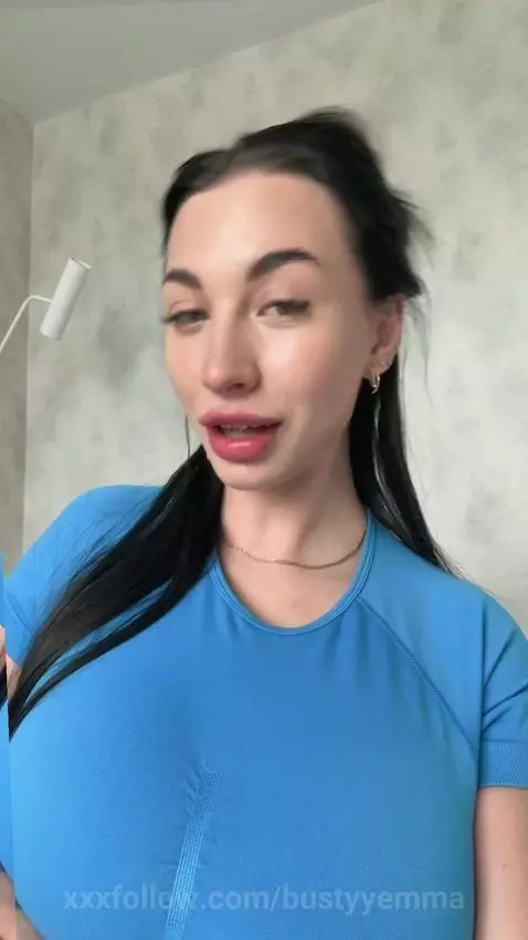 Hot clip — naughty and ready. Watch full content on my page by bustyyemma