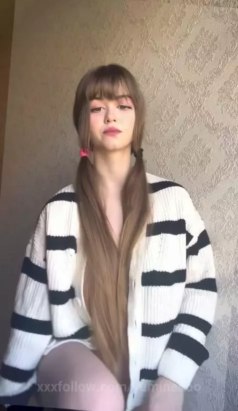 18+ Perky tits and juicy ass in open cardigan tease. by yuminekoo