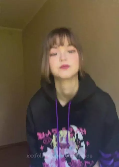 18+ Cute nude girl flashes perky tits and round ass. by yuminekoo