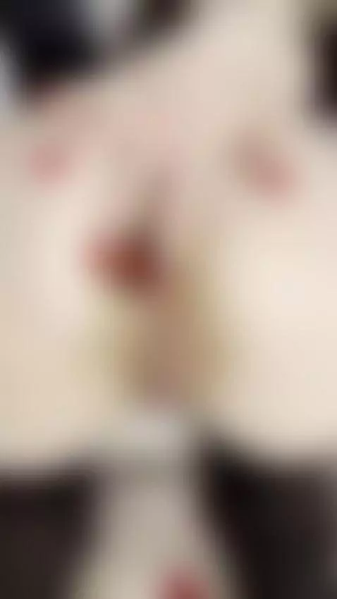 Wet pussy spread wide with toy inside 🖤 by ellaquen