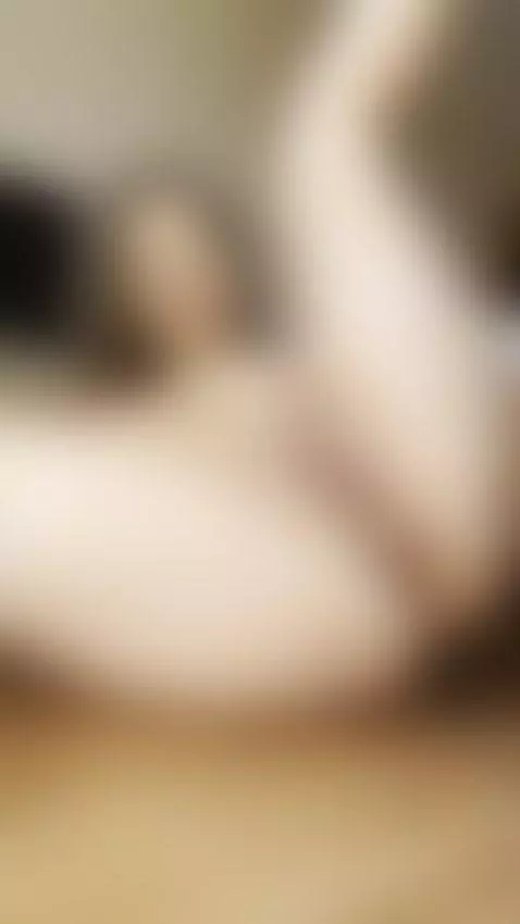 Wet pussy spread wide on wooden floor by ellaquen