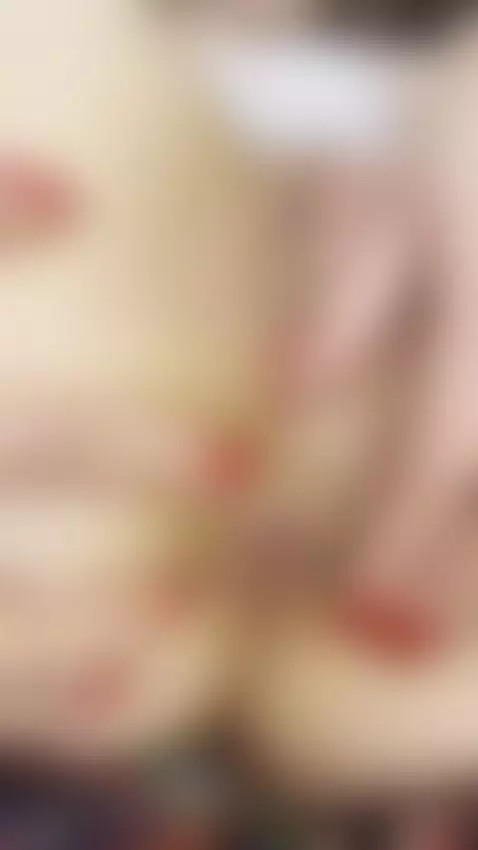 Wet pussy spread wide with red nails 😋 by ellaquen