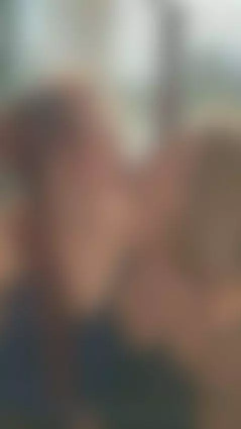 18+ Redhead & blonde passionately kissing, sexy tattooed tit... by roseivy