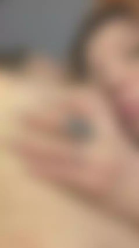 18+ Sexy freckled redhead groping nude tits intimately. by roseivy