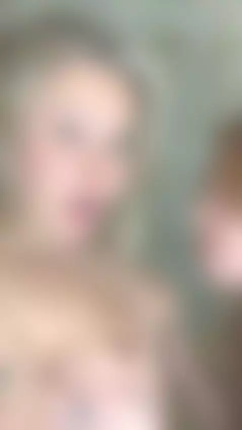 18+ Blonde's nude tits sucked by redhead's lips. by roseivy