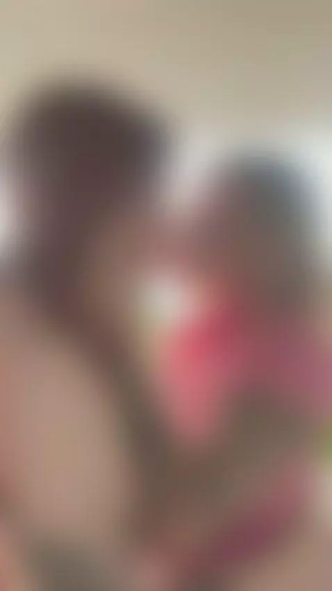 18+ Sexy tattooed redhead and blonde passionately kissing. by roseivy