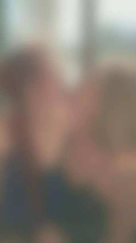 18+ Redhead & blonde kissing passionately, sexy cleavage & t... by roseivy