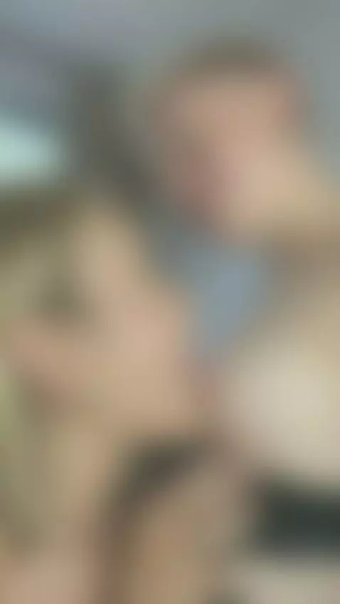 18+ Blonde sucking sexy nude tits in harness. by roseivy