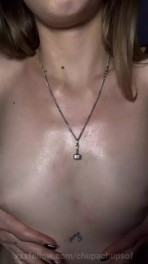 Messing around with my boobs 🙈 OnlyFans 💋 by chupachupsof