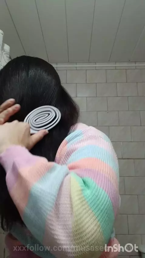 “My hair moves slowly… just the way I want you to look at me... by musasecretaof