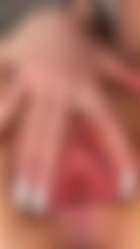 Beautiful close-up of my pink pussy being spread by manicure... by marinettevip