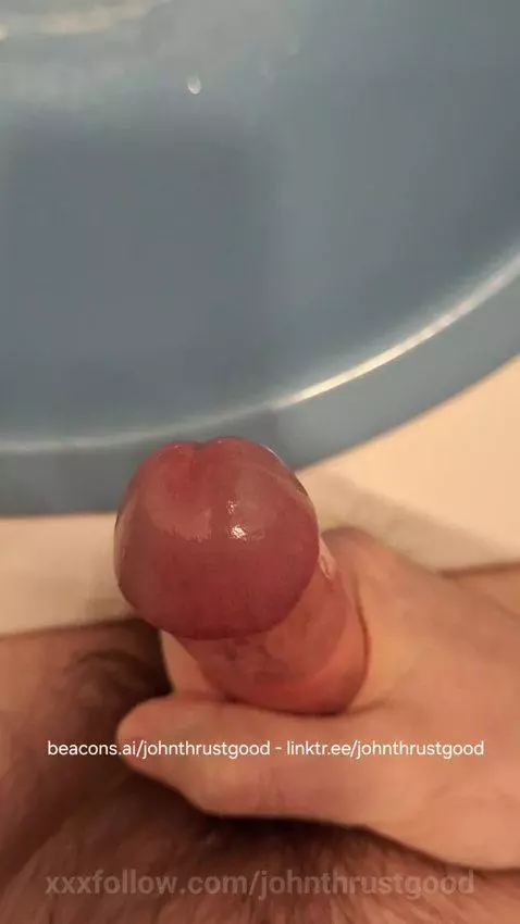 Jerking off to porn, my cock is very wet with pre-cum and I ... by johnthrustgood
