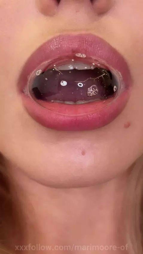 Lips don’t lie, and tonight they’re begging for a little tro... by marimoore-of