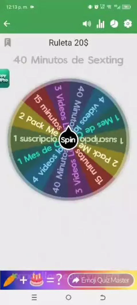 🥵Ruleta🥵
Precios disponibilidad 
5$ 10$ 20$ 
Elige la que má... by yumehf