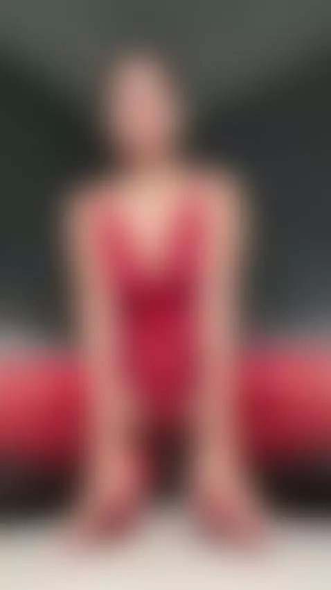 Let me flash my tits in red stockings? by emapink