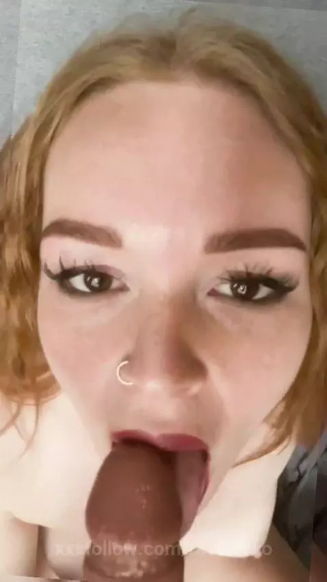 18+ Redhead nude: perky tits, wet pussy on dildo. by ravelilyxo