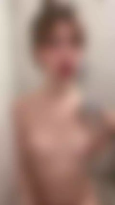 Tiny blonde in the shower by camblair