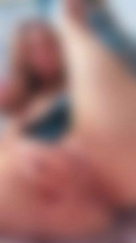 Close view of her hand guiding a heavy dildo between her sof... by dianajuicy