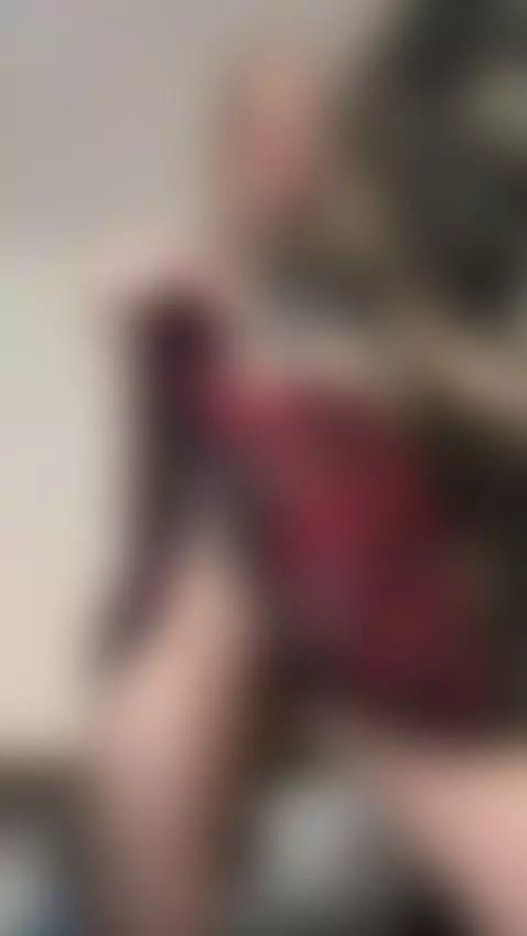 🔞Slim blonde in plaid skirt lifting it up 💦 Ready for OF by sofaaaaaaaaaa