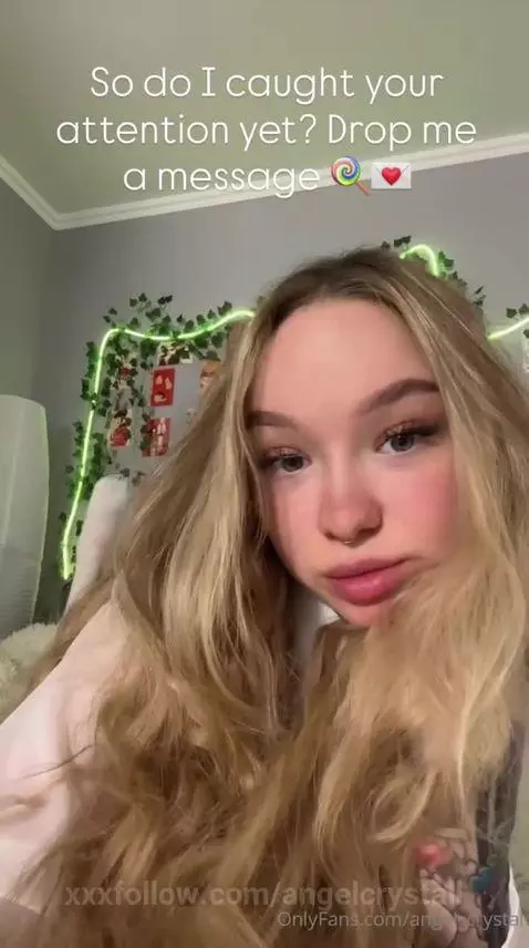 Cute blonde struggle for attention by angelcrystall