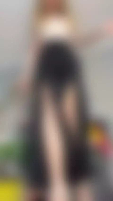 Pretty girl showing off her new costume by angelcrystall