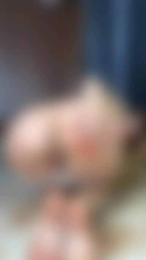 Hotwife sucking toes while big naturals beg for attention 😻 ... by miakai