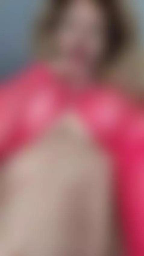 Blonde hotwife big natural tits heaving, strong feet on pink... by miakai