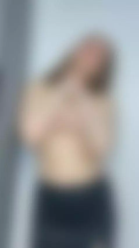 😈Slim brunette playing with her small tits 💦 Exclusive OF by kattydesiire