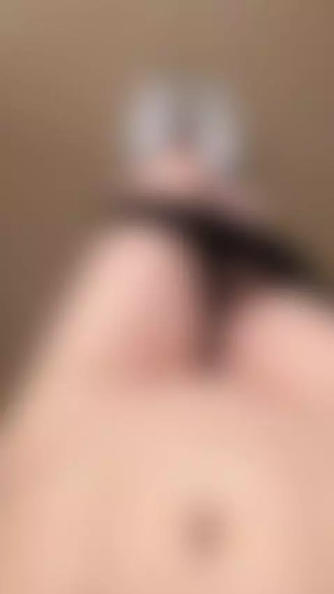 POV view of shaved pussy in black panties by katequinnxxx