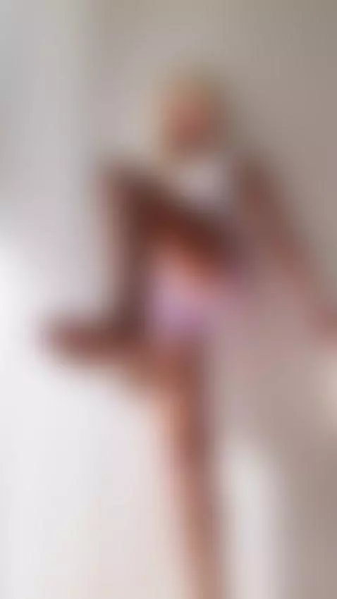 Soft blonde soles teasing in tight lilac shorts by alexagreyforyou