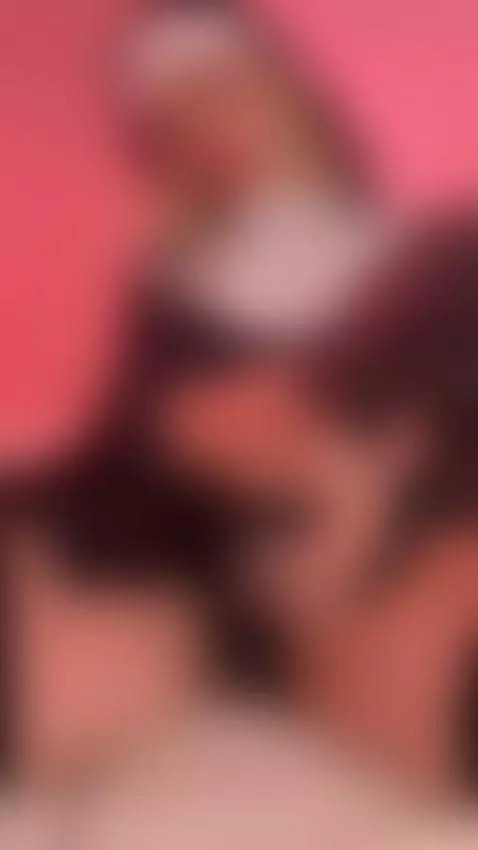 Blonde nun masturbates with a massive dildo by alexagreyforyou