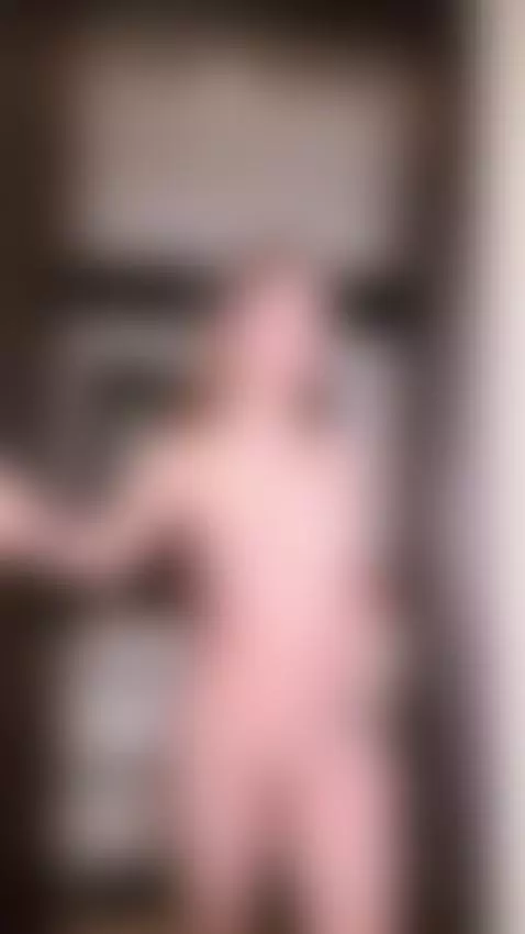 Naked body turned sideways in the doorway by octavia-bb