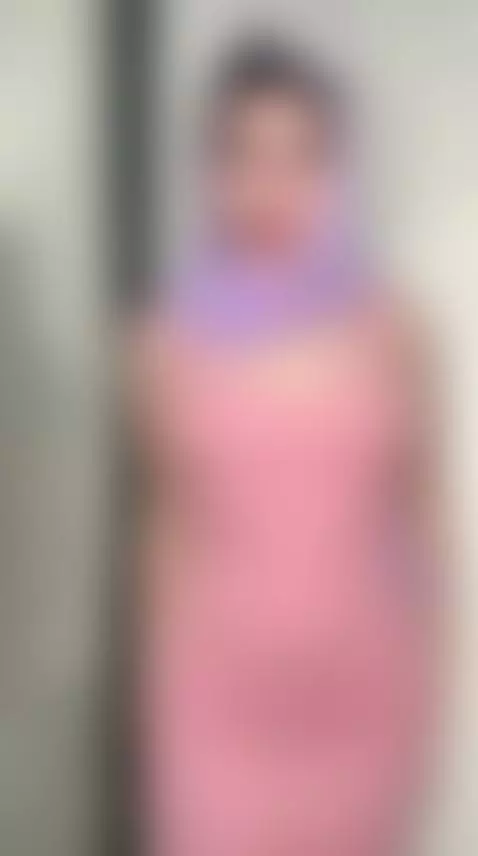 18+ Hijabi flashing perky tits in pink dress. by saidanight