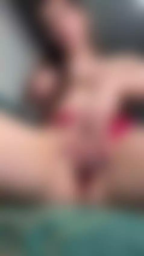 Pulls her red panties aside to show her wet pussy up close. ... by emmyelfie