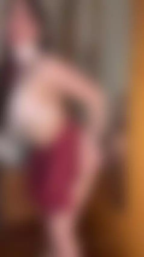 Bends over in a plaid skirt and holds her ass while a clear ... by emmyelfie