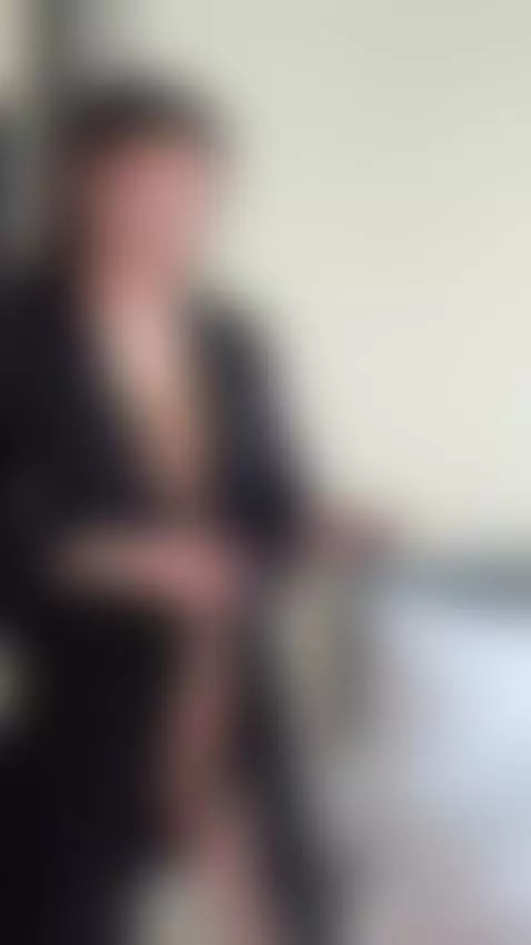 Standing fully naked under her open robe with those heavy ti... by emmyelfie