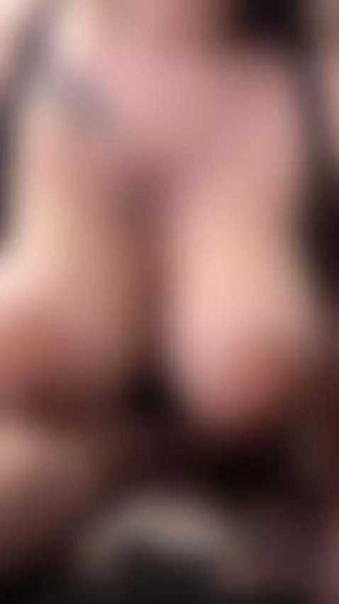 Black lace frames soft heavy tits hanging full and free in t... by emmyelfie