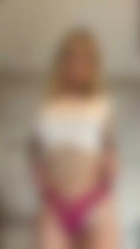 Flat stomach & lace thong tease in white crop top by sweet-holly-moon