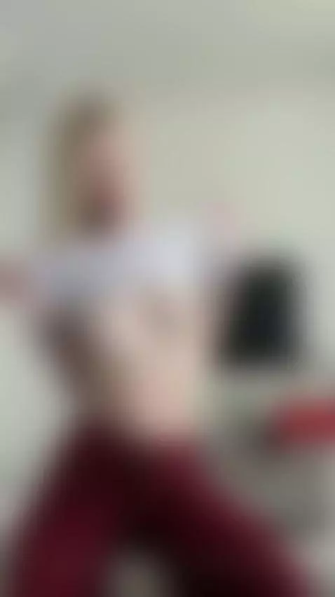 🔥Slim blonde running hands over her tight body 💦 Exclusive O... by ariadollsnow