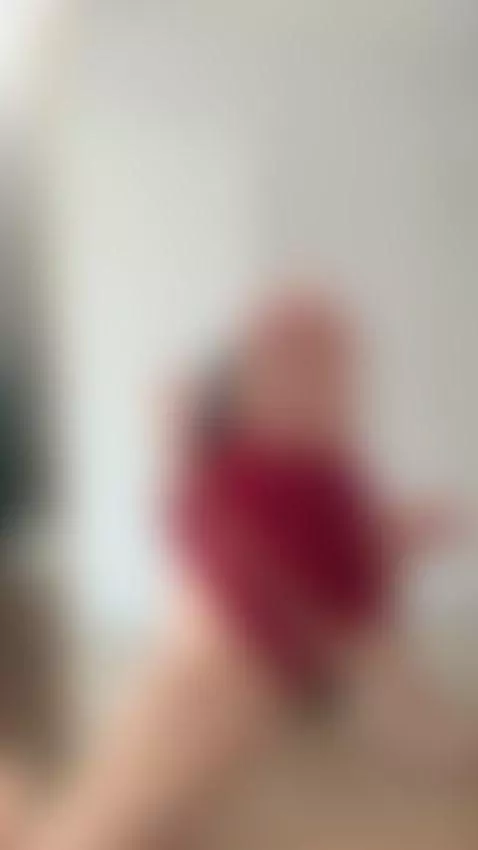 18+ Sexy red fabric tease over nude curves and bare ass. by esthergrace23