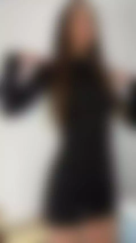 18+ Sexy vixen teasing in tight black mini dress, perky curv... by esthergrace23