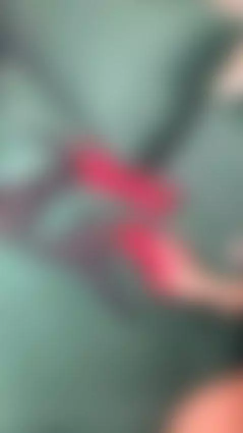 18+ Sexy toned babe in red thong, teasing abs & lingerie. by esthergrace23