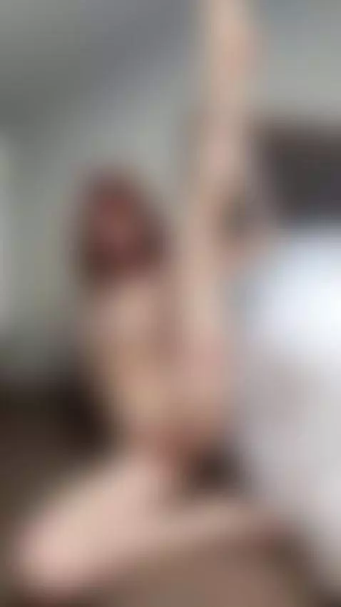 Tattooed leg pulled high as she spreads wide open by rinfoster