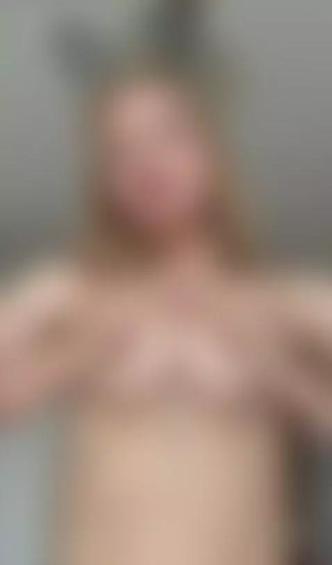 18+ Sexy blonde nude squeezing juicy big tits by sunnygabi