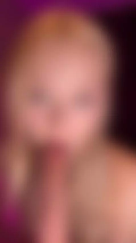 Blonde head bobbing hard on thick cock 🖤 by missfrogg