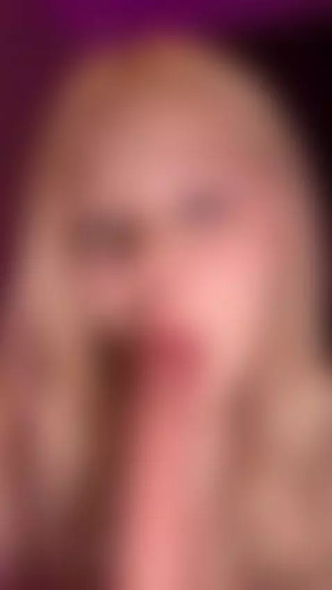 Blonde girl sucks cock deep and slow 😋 by missfrogg