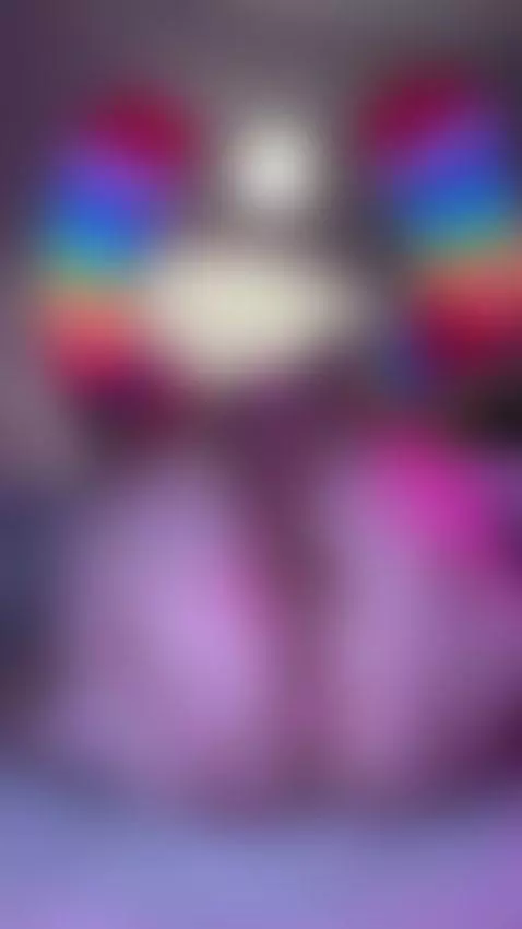 Rainbow socks up as she spreads wide for you by missfrogg
